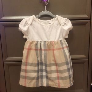 NWOT Baby/kids authentic Burberry dress 12M